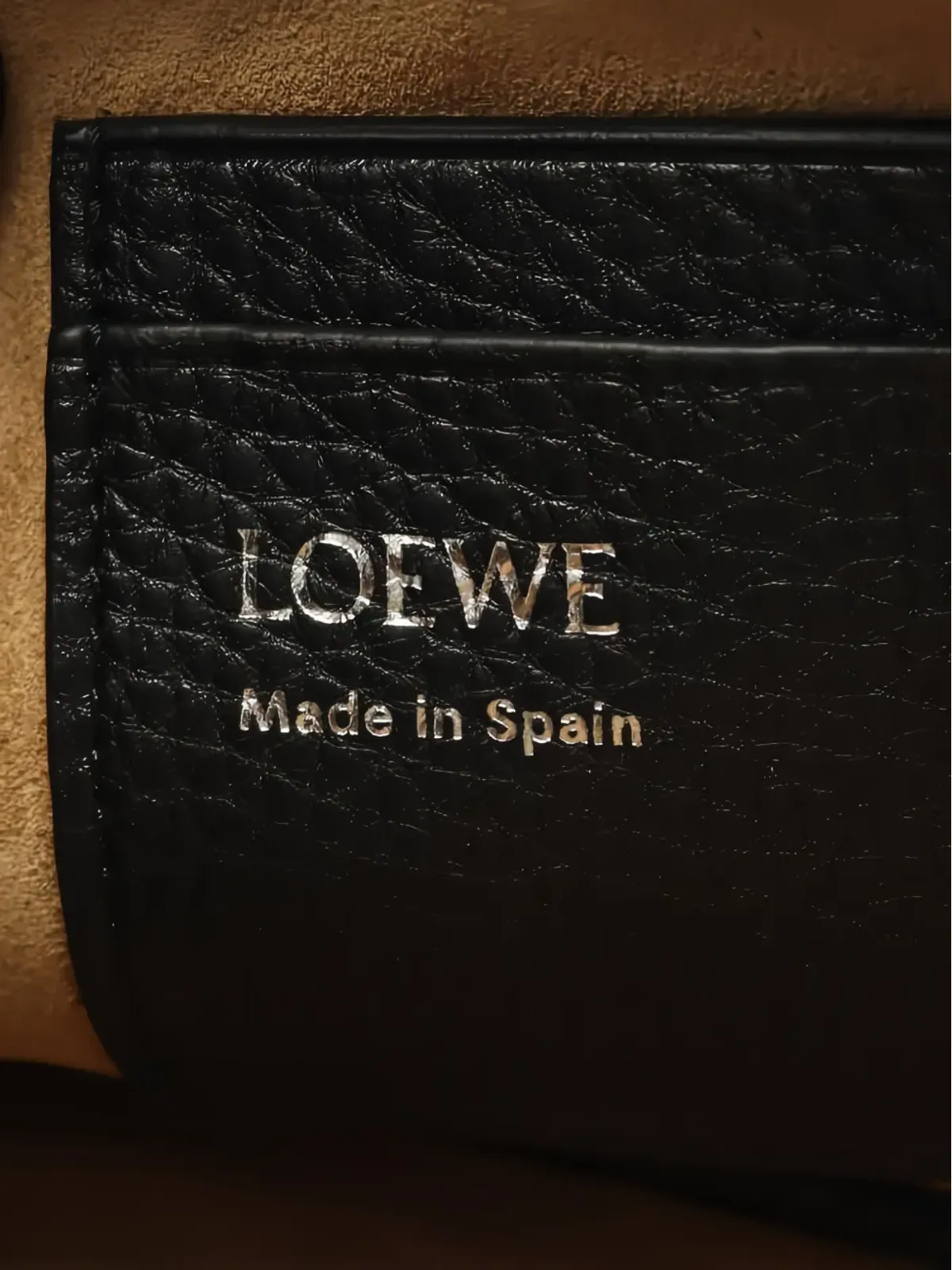 Loewe Pre-Owned ペブルレザー メッセンジャーバッグ - 画像4