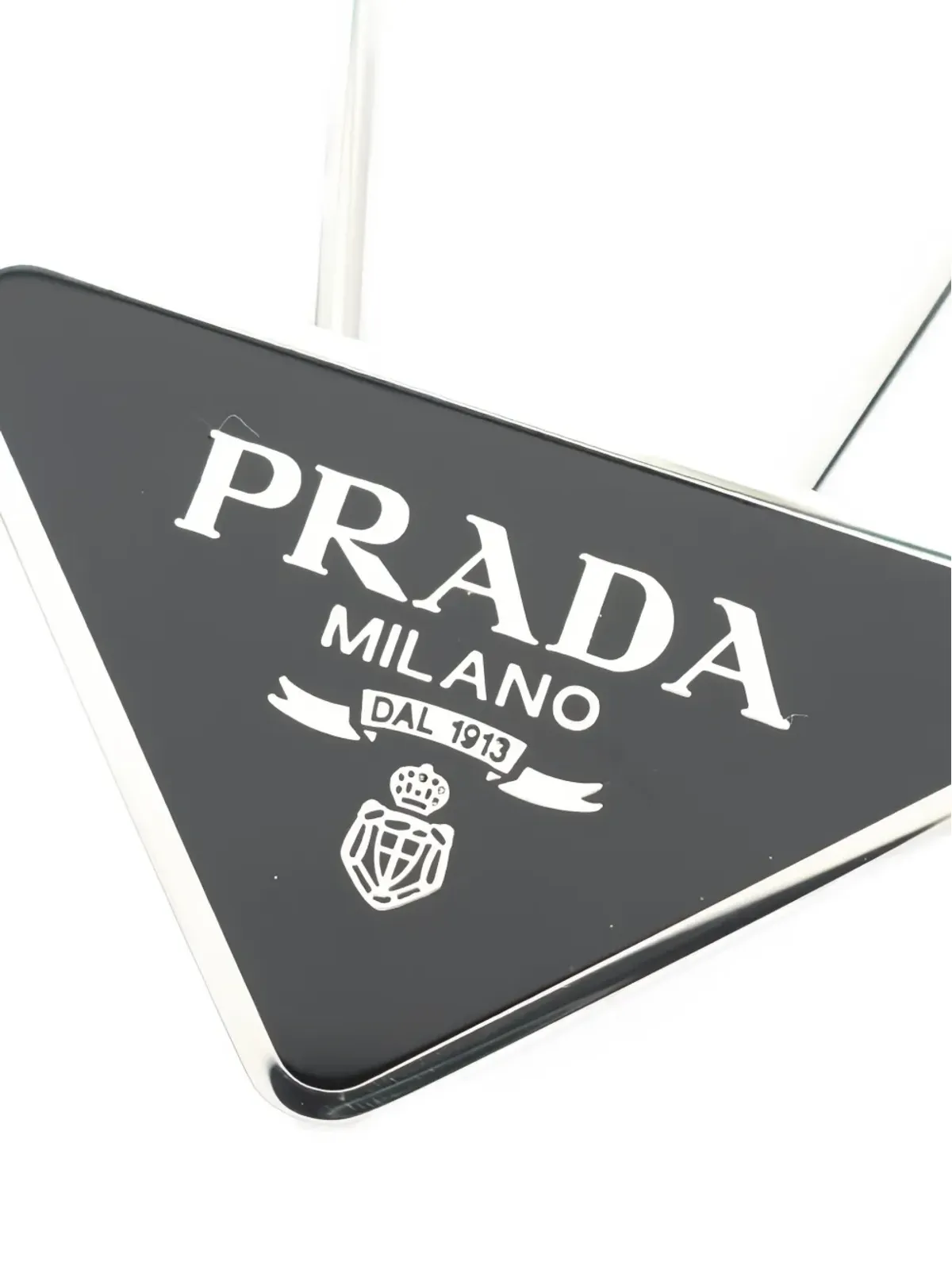 Prada Pre-Owned 三角ロゴ キーリング - 画像3