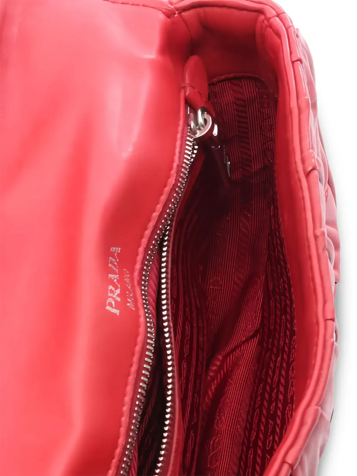 Prada Pre-Owned ガーフル・サウンドロック チェーンショルダーバッグ - 画像3