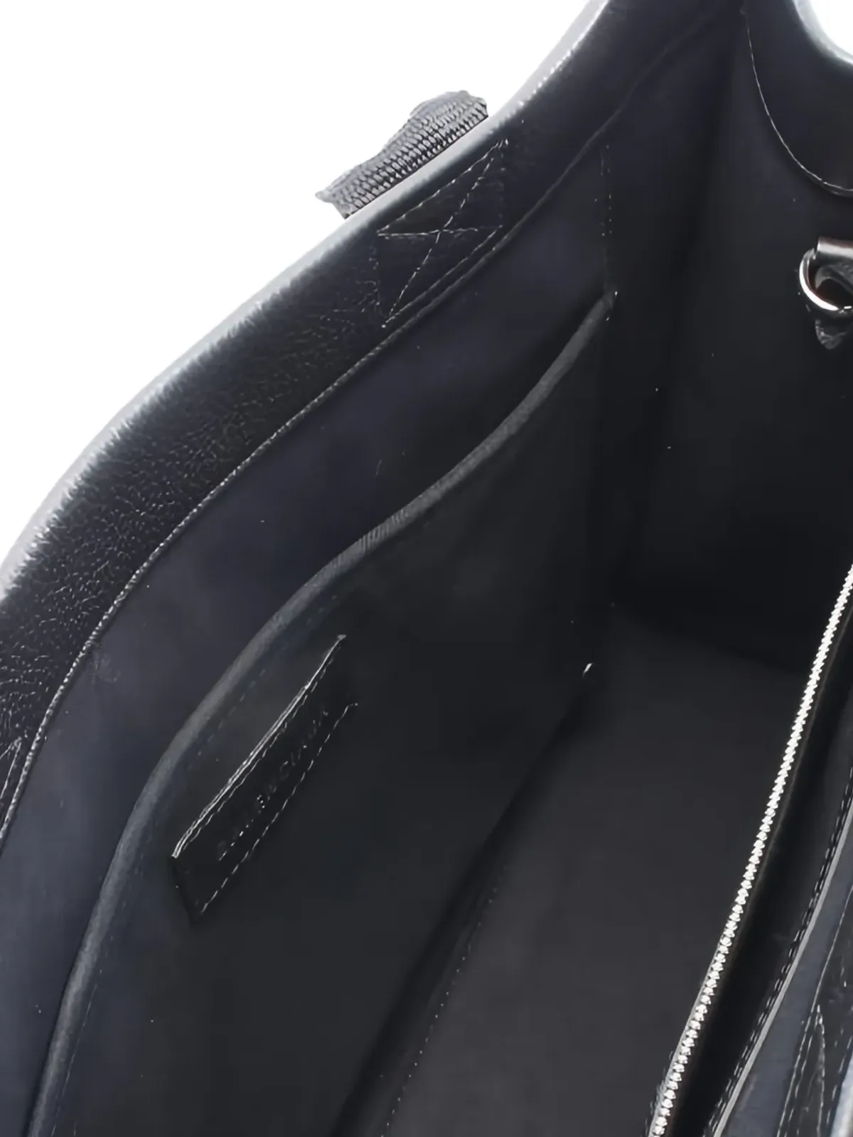 Balenciaga Pre-Owned ハードウェアレザートートバッグ - ブラック - 画像3