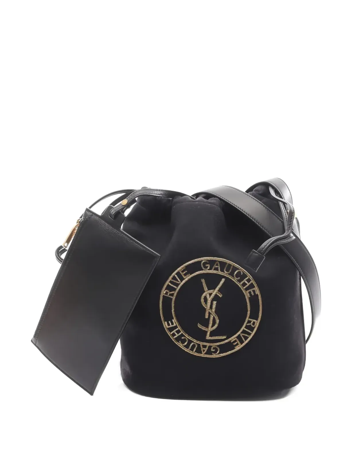 Saint Laurent Pre-Owned リヴ・ゴーシュ バケットバッグ - ブラック - 画像1