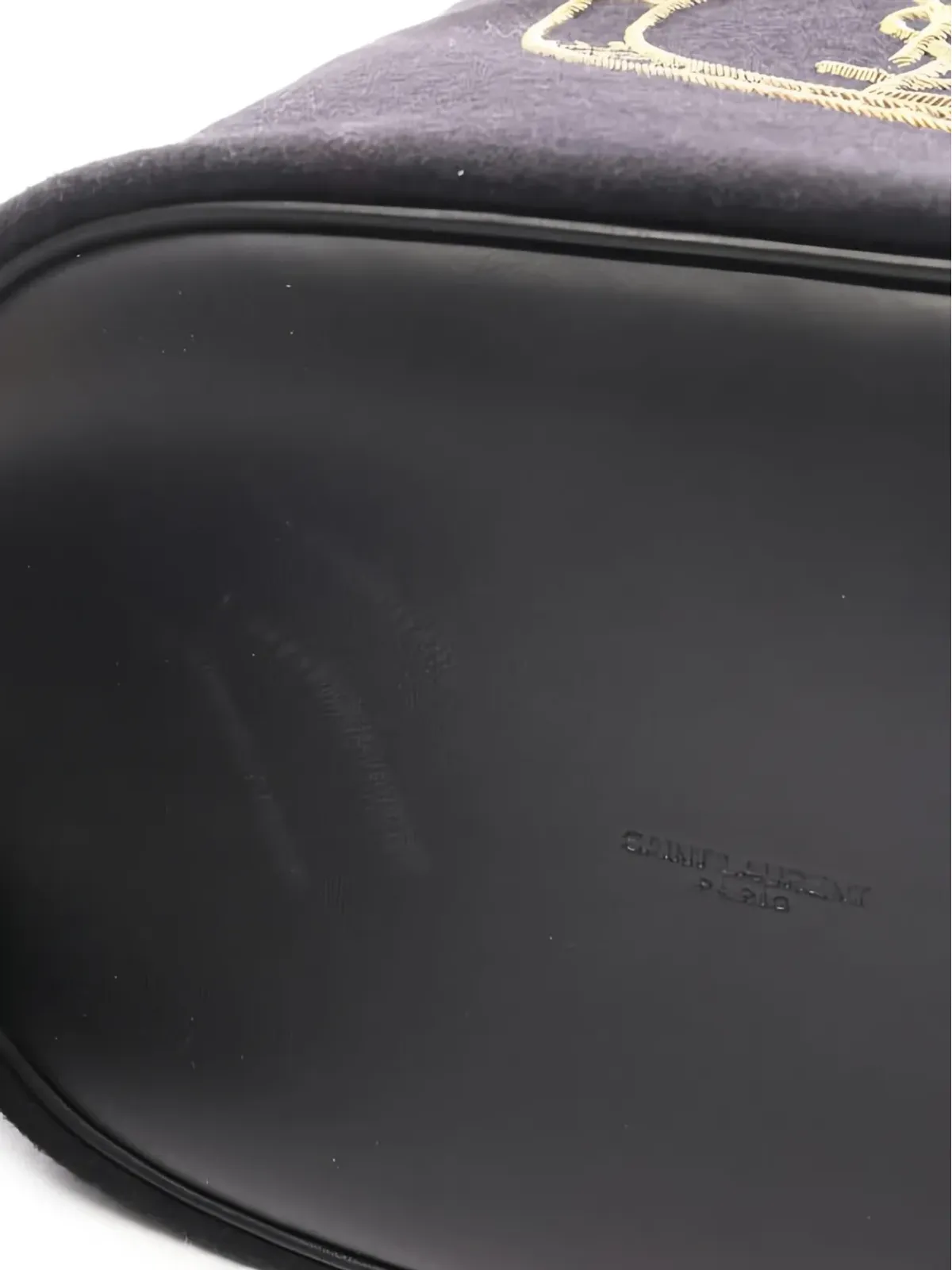 Saint Laurent Pre-Owned リヴ・ゴーシュ バケットバッグ - ブラック - 画像5