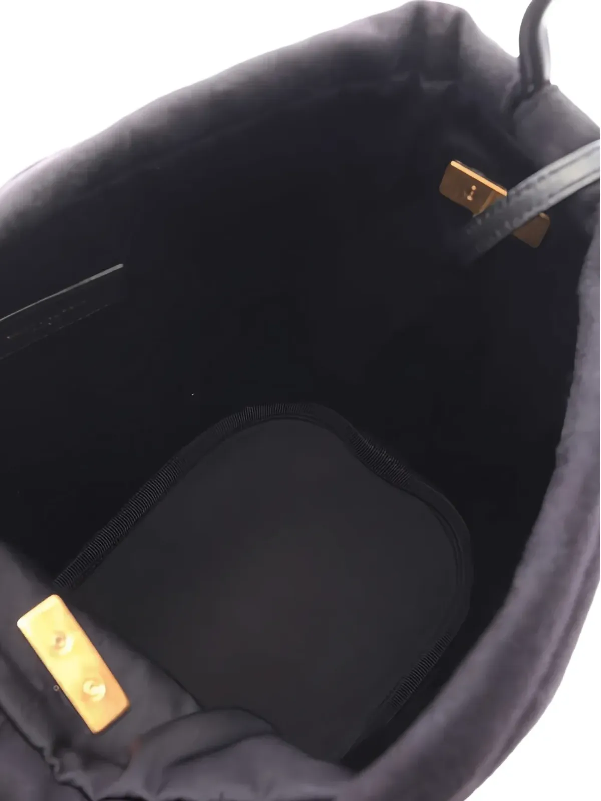 Saint Laurent Pre-Owned リヴ・ゴーシュ バケットバッグ - ブラック - 画像3