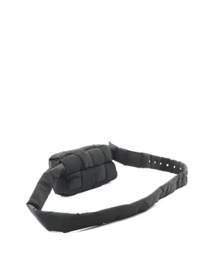 Bottega Veneta ビンテージ 2010年代 パディッドカセットベルトバッグ ブラック - サムネイル2