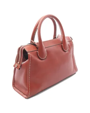 Chloé Pre-Owned 2020s Edith leather tote bag - Brown - サムネイル2