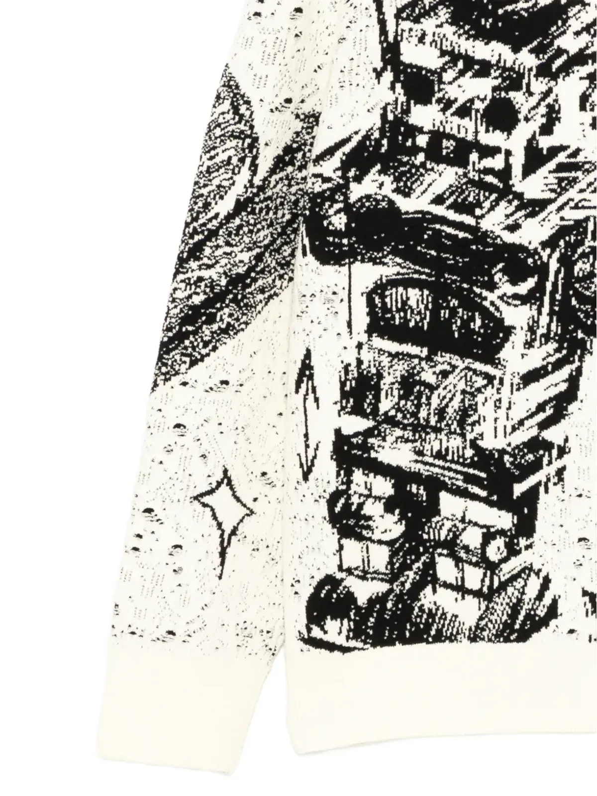 CROQUIS ロボットプリントセーター - 画像3