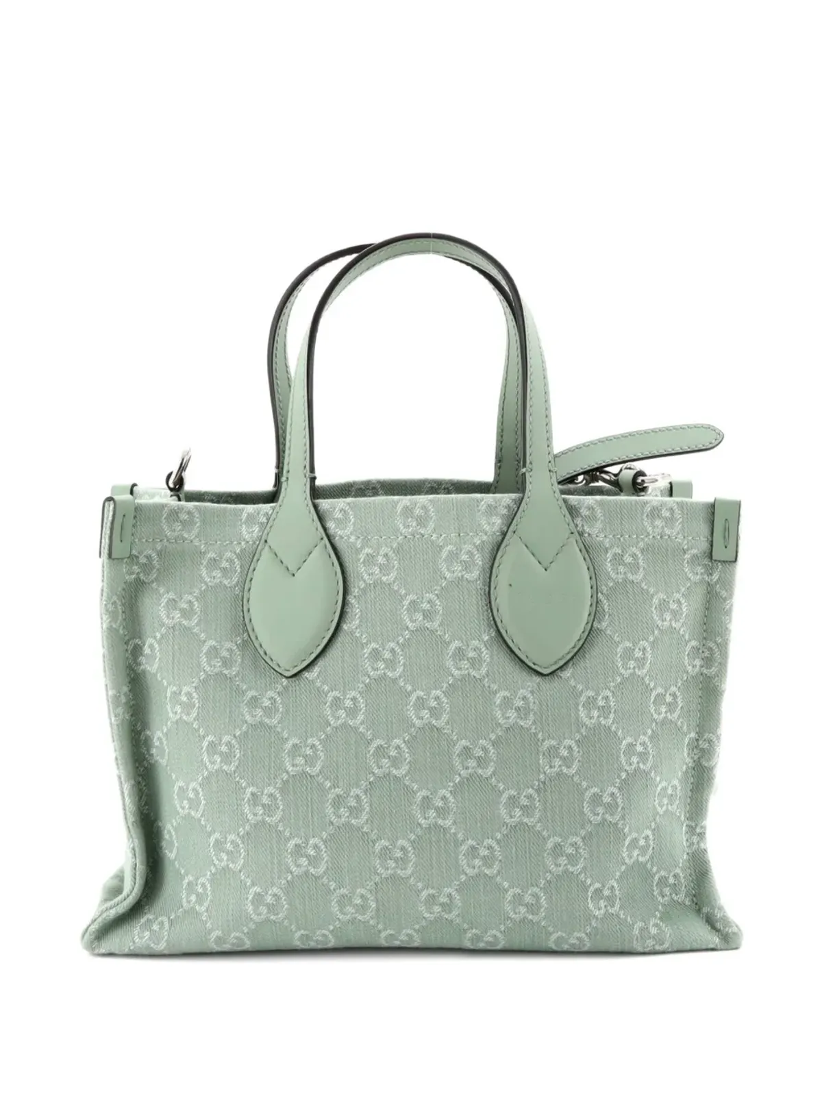 Gucci Pre-Owned オフィディア ショッパー GG デニム ミディアム トートバッグ - 画像2