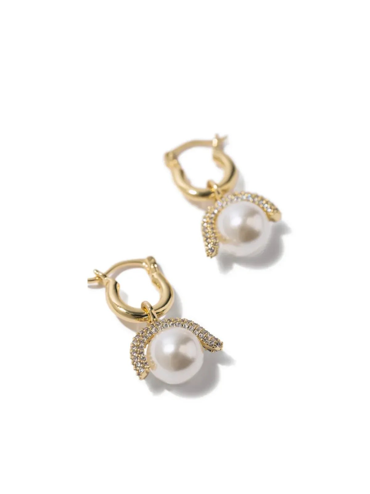 Pearl Octopuss. Y パール装飾フープピアス - 画像2