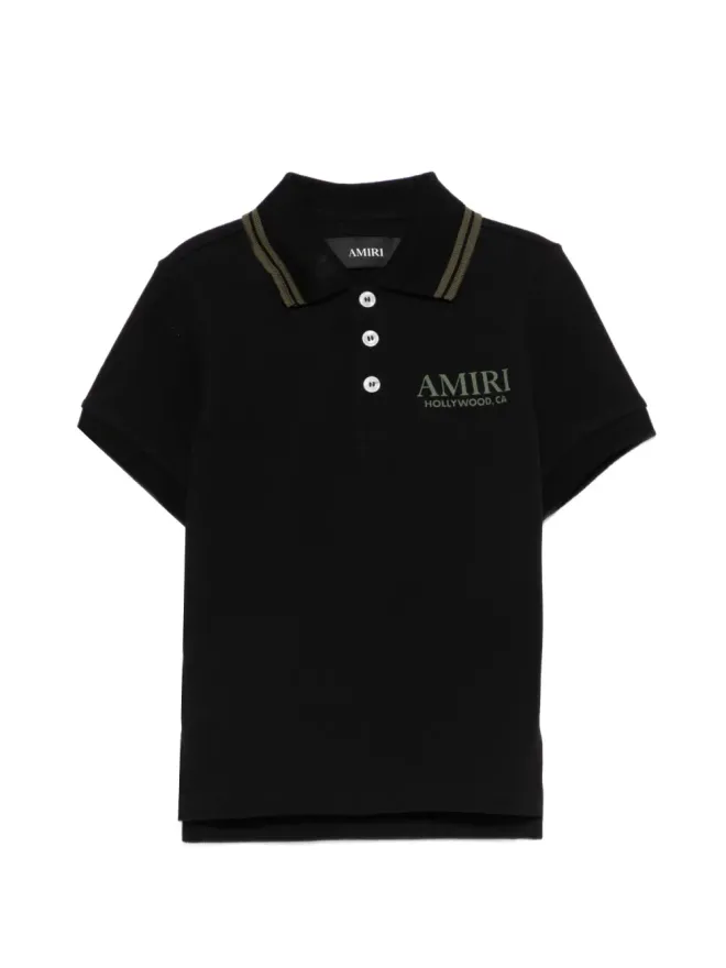 AMIRI KIDS AMIRI KIDS ストライプ柄トリムポロシャツの商品画像