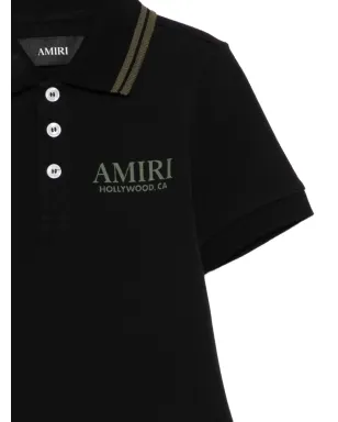 AMIRI KIDS ストライプ柄トリムポロシャツ - サムネイル3