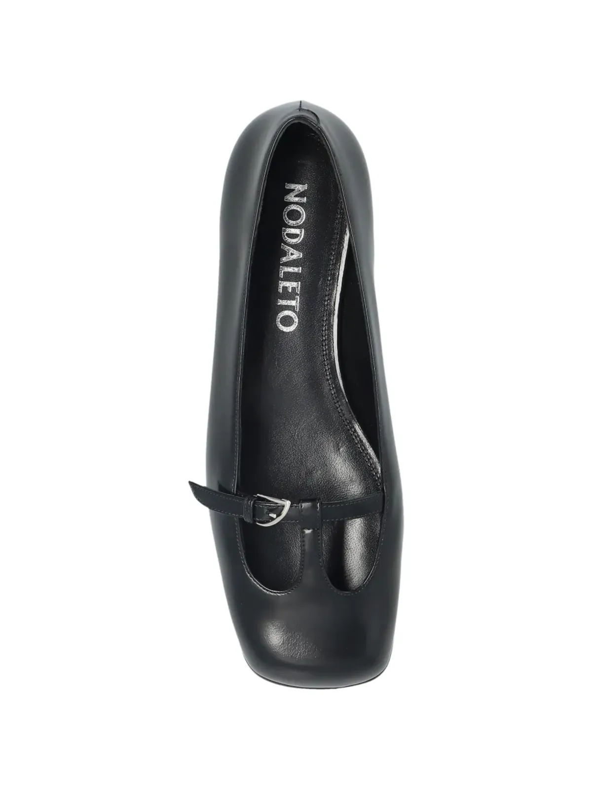 Nodaleto バレエシューズ バックルストラップ ブラック - 画像3