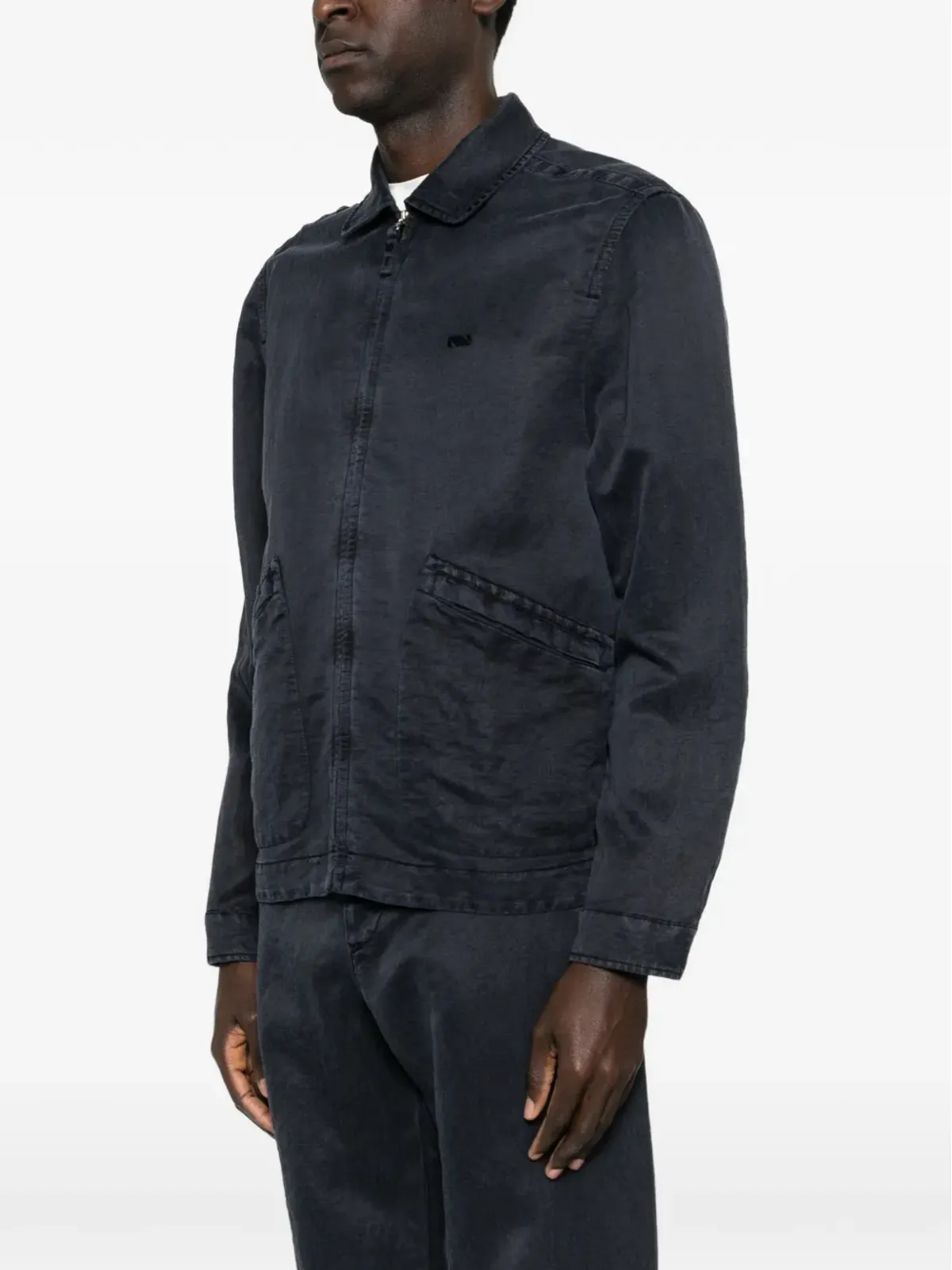 Massimo Osti Studio ジップファスナー付き長袖ジャケット - 画像3