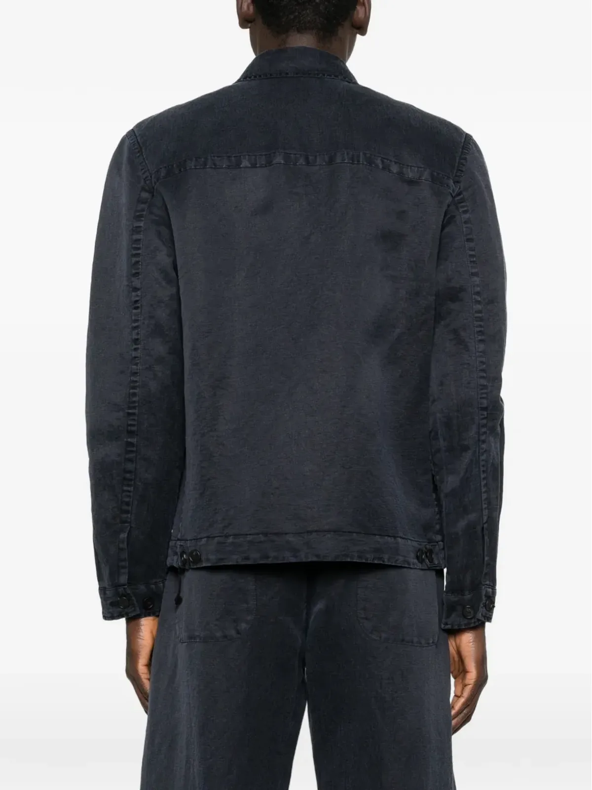 Massimo Osti Studio ジップファスナー付き長袖ジャケット - 画像4