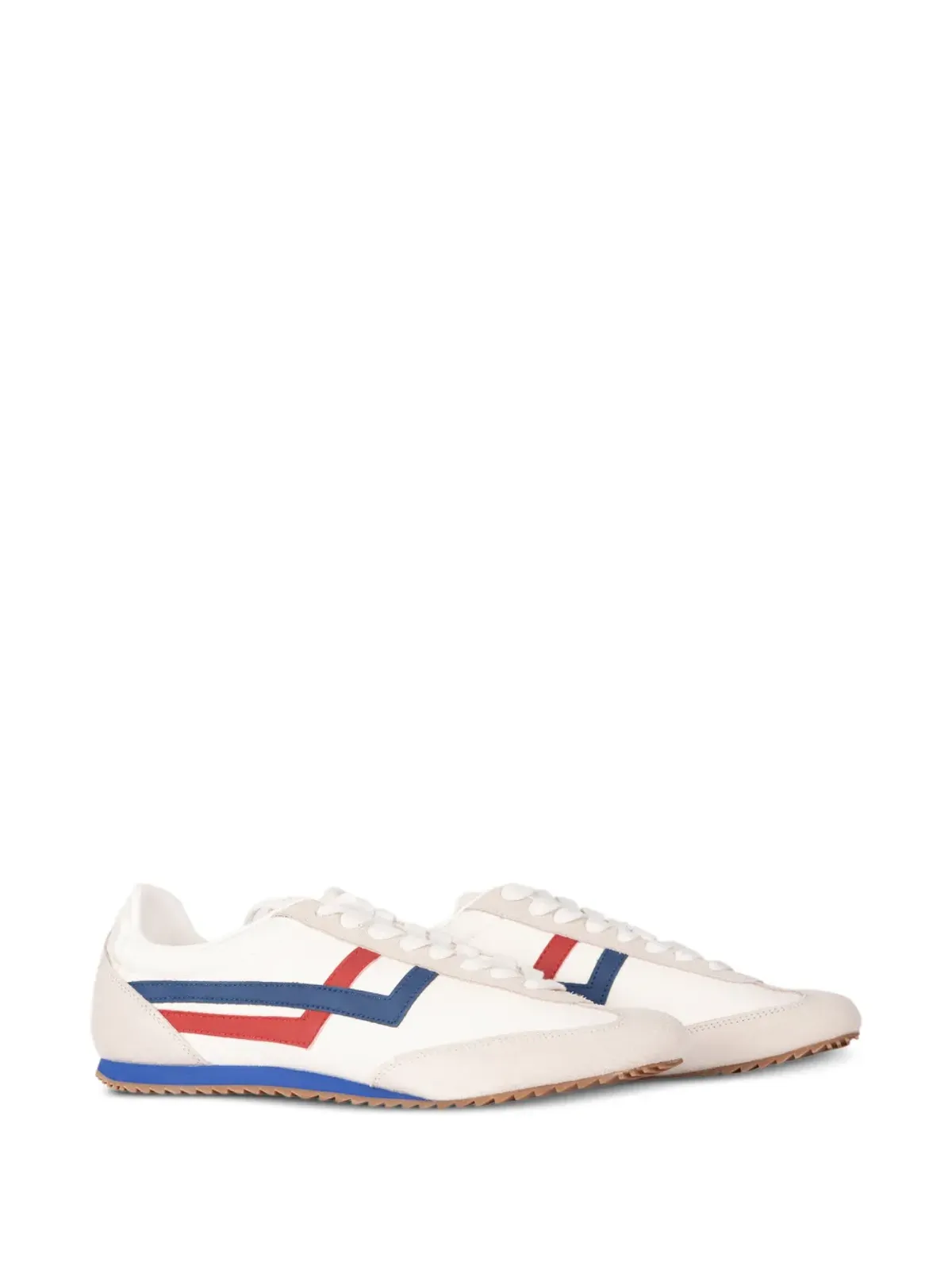Pro-Keds レーサー77 ロゴストライプ スニーカー ホワイト - 画像2