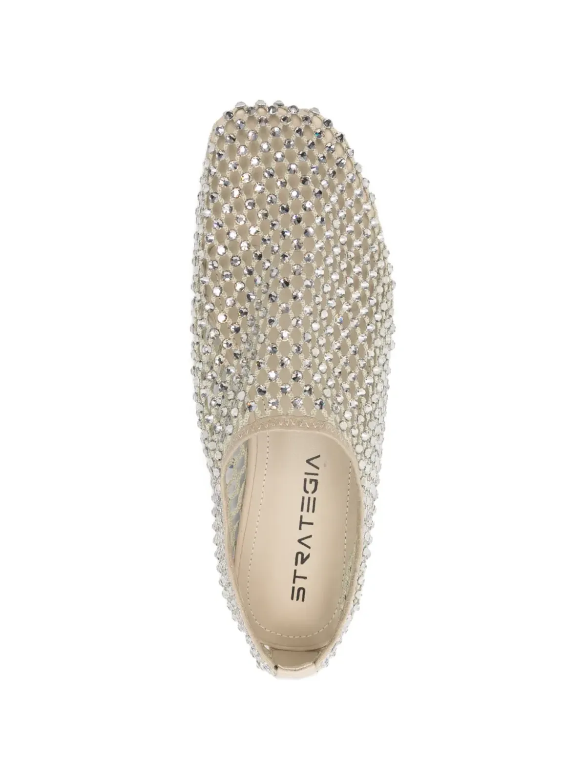 strategia shoes ラインストーン装飾バレエフラット - 画像4