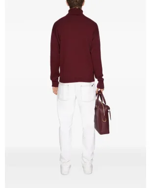 PLACE OF ËLMS turtleneck sweater - Red - サムネイル4