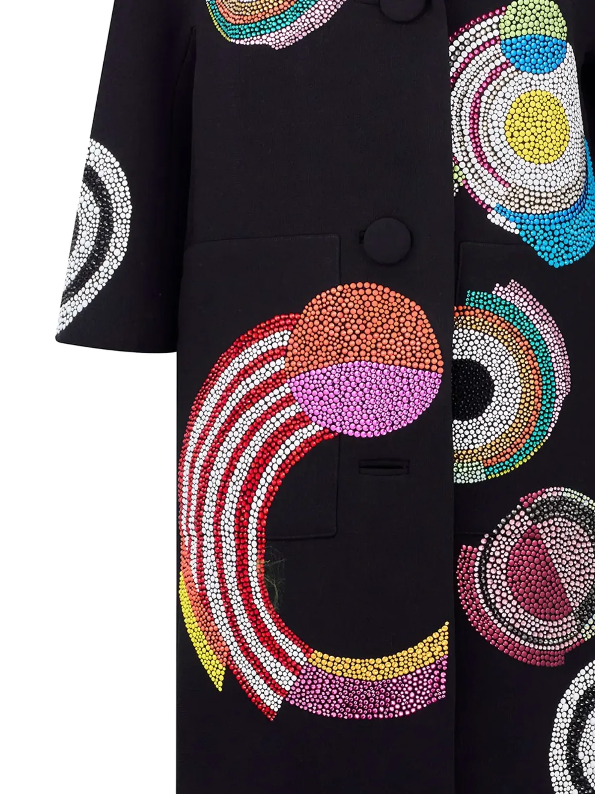 Libertine ソニヤ クリスタル装飾付きシングルブレストコート - 画像2