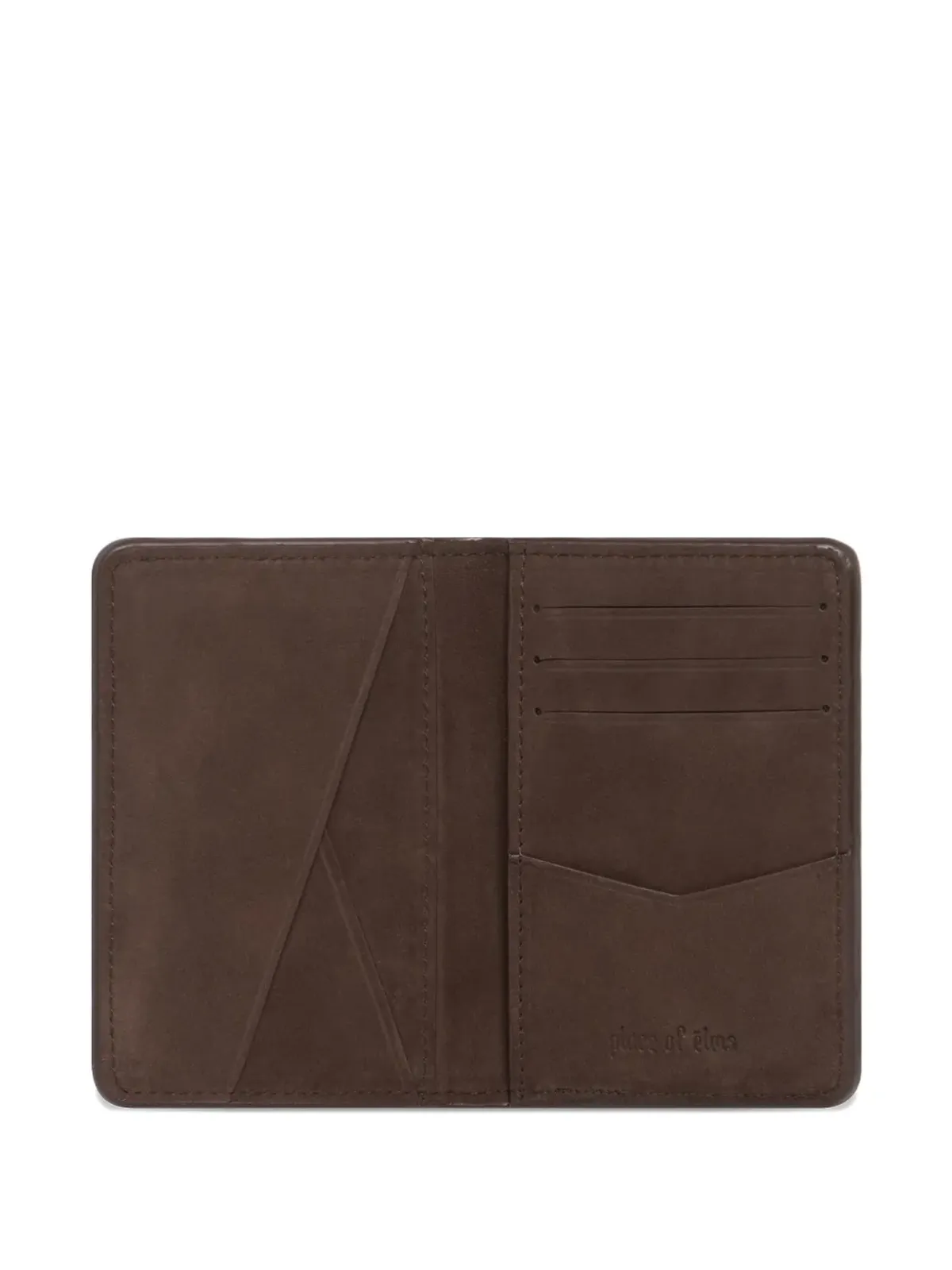 PLACE OF ËLMS グレインドエンボスレザー ウォレット - Brown - 画像3