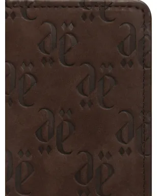 PLACE OF ËLMS グレインドエンボスレザー ウォレット - Brown - サムネイル4