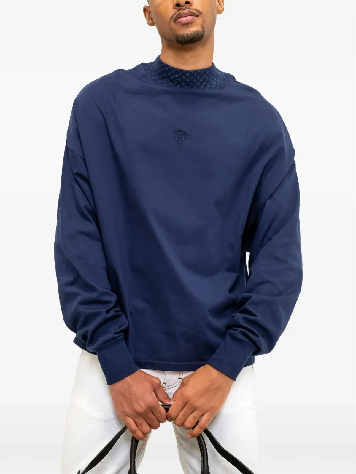 PLACE OF ËLMS モノリンクプリント長袖Tシャツ - 画像5