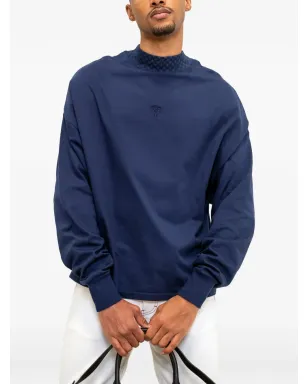 PLACE OF ËLMS モノリンクプリント長袖Tシャツ - サムネイル5