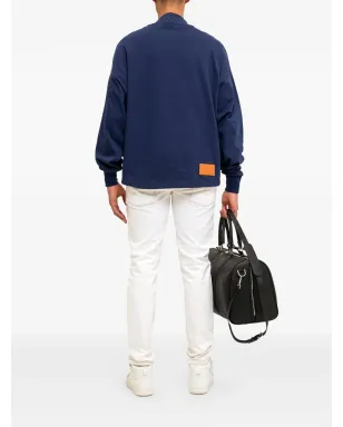 PLACE OF ËLMS モノリンクプリント長袖Tシャツ - サムネイル4