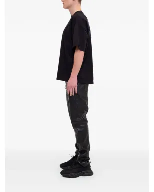 PLACE OF ËLMS アップリケ付きTシャツ - ブラック - サムネイル3