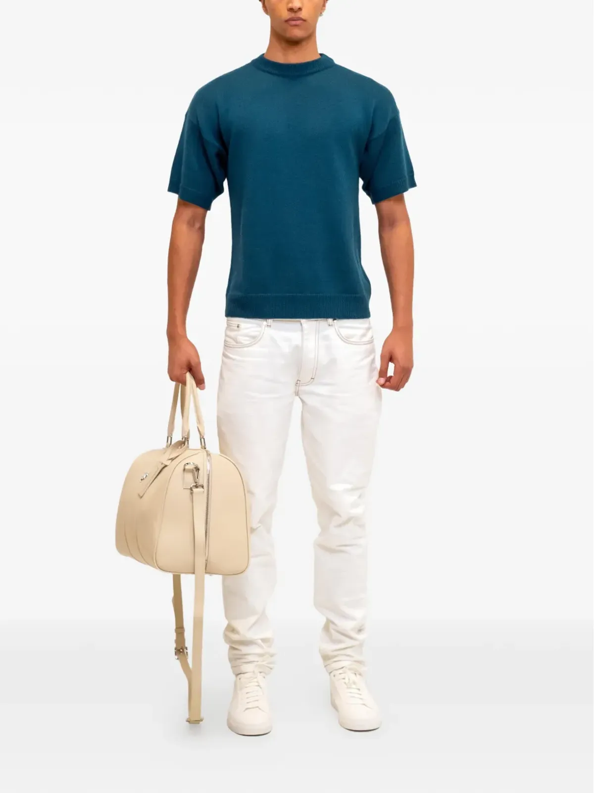 PLACE OF ËLMS Capri Mare クルーネック Tシャツ - 画像2