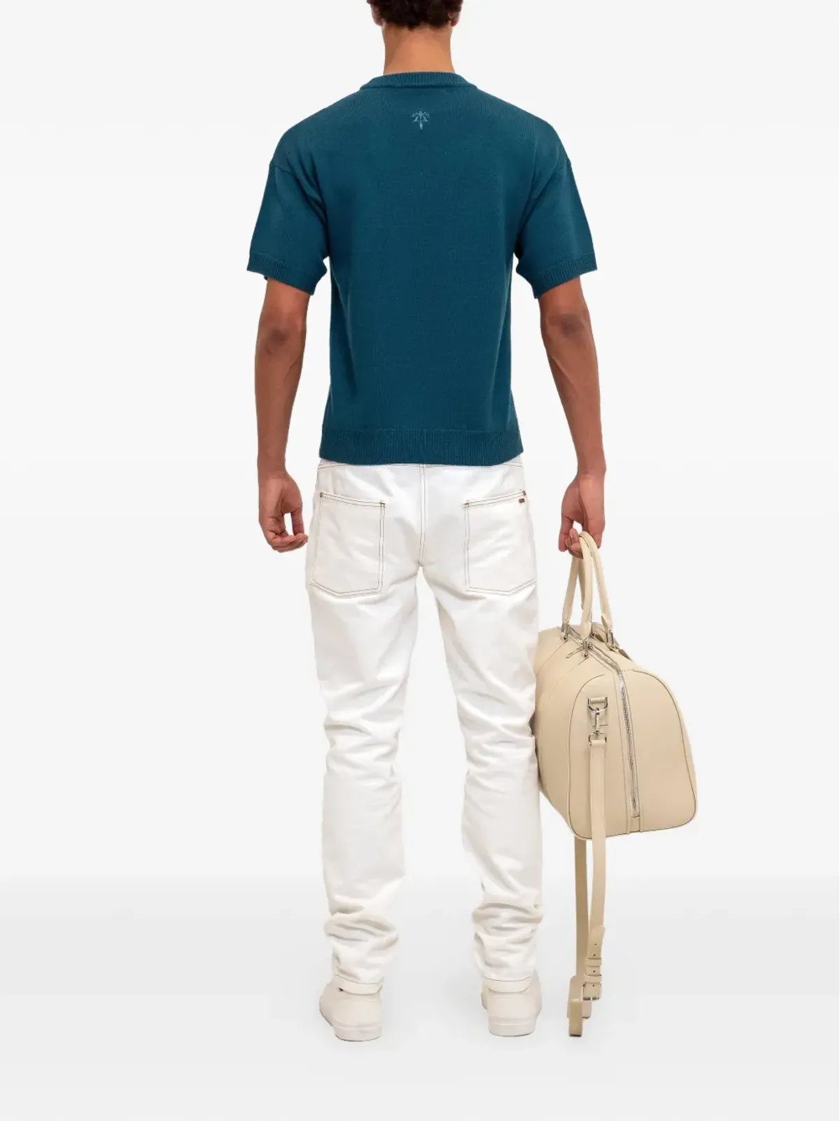 PLACE OF ËLMS Capri Mare クルーネック Tシャツ - 画像3