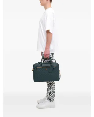 PLACE OF ËLMS モノリンク・デボスド レザー ブリーフケース - サムネイル2