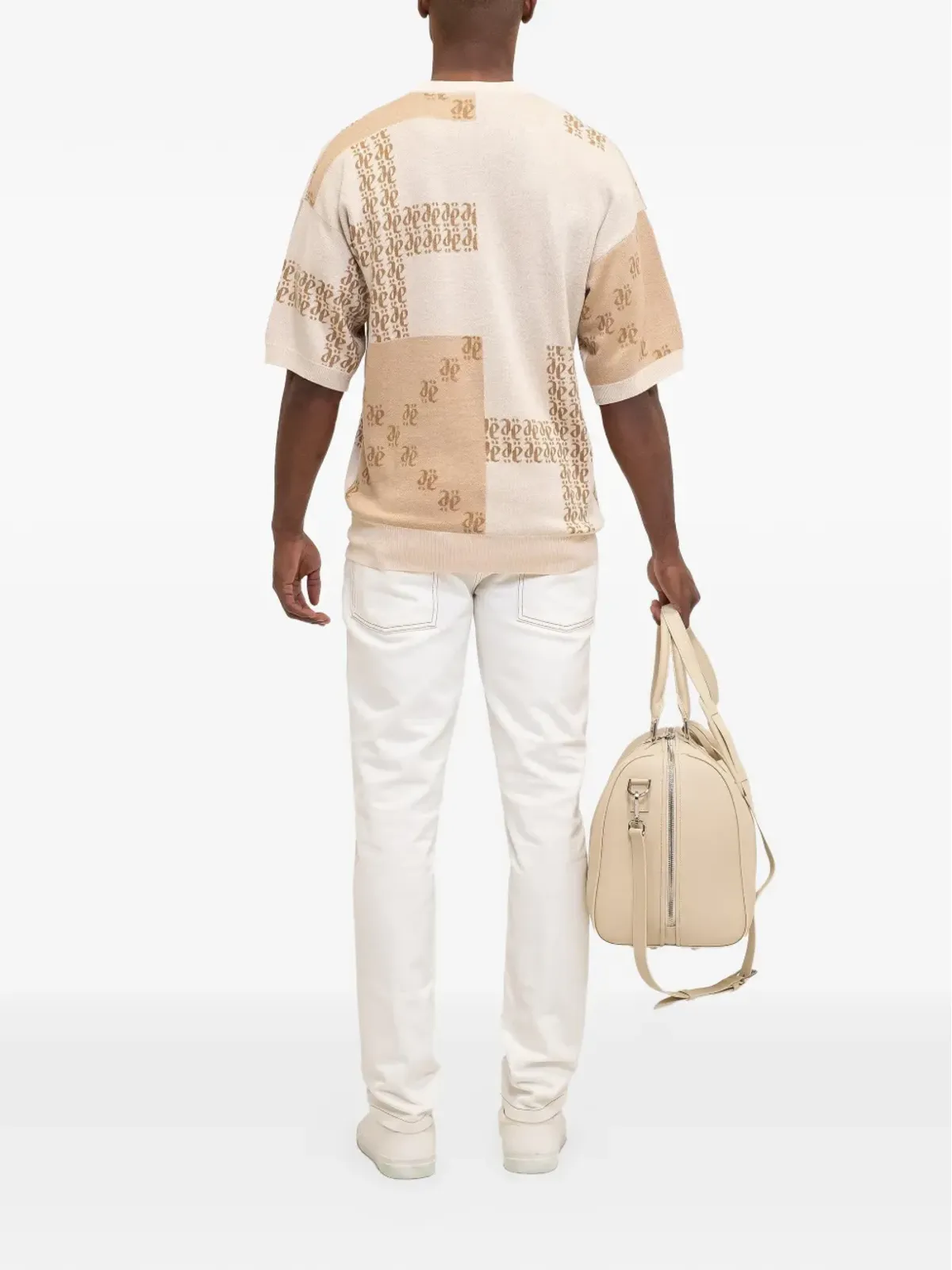 PLACE OF ËLMS ビスコット クルーネック Tシャツ - 画像4