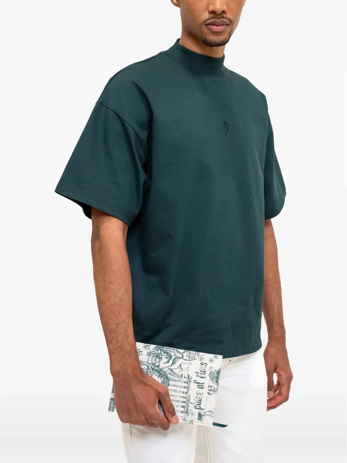PLACE OF ËLMS モックネックTシャツ - 画像5