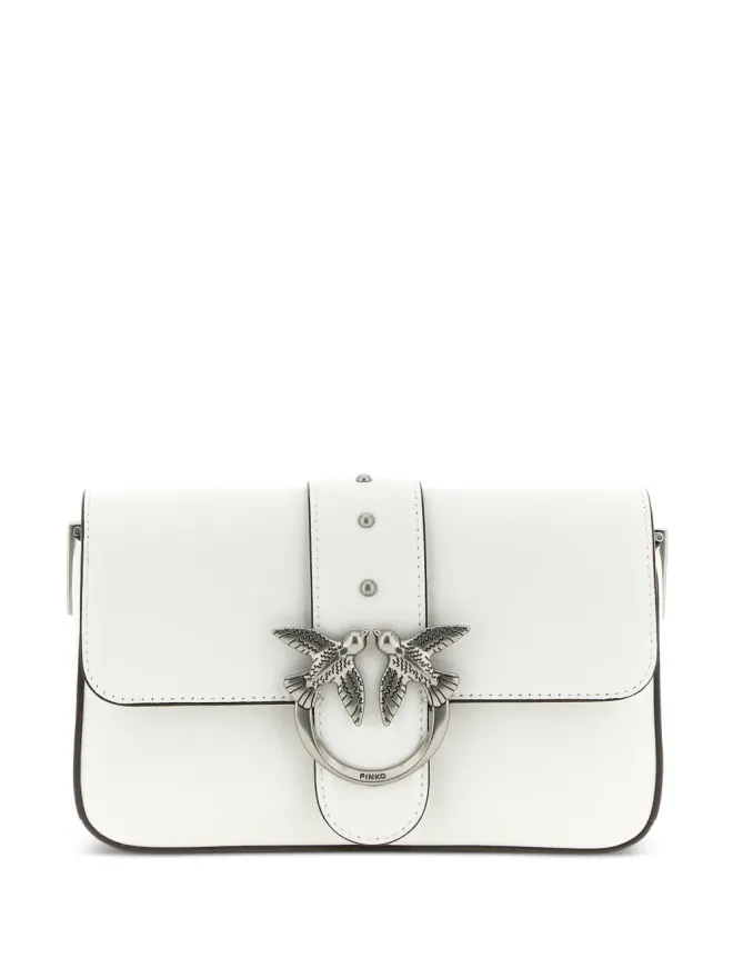 PINKO PINKO スタッズ付きバックル レザーショルダーバッグの商品画像