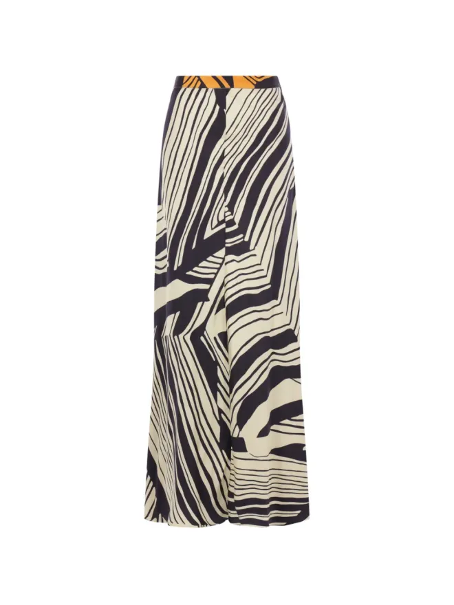 Raquel Diniz Raquel Diniz Valerie patterned maxi skirt - Neutralsの商品画像