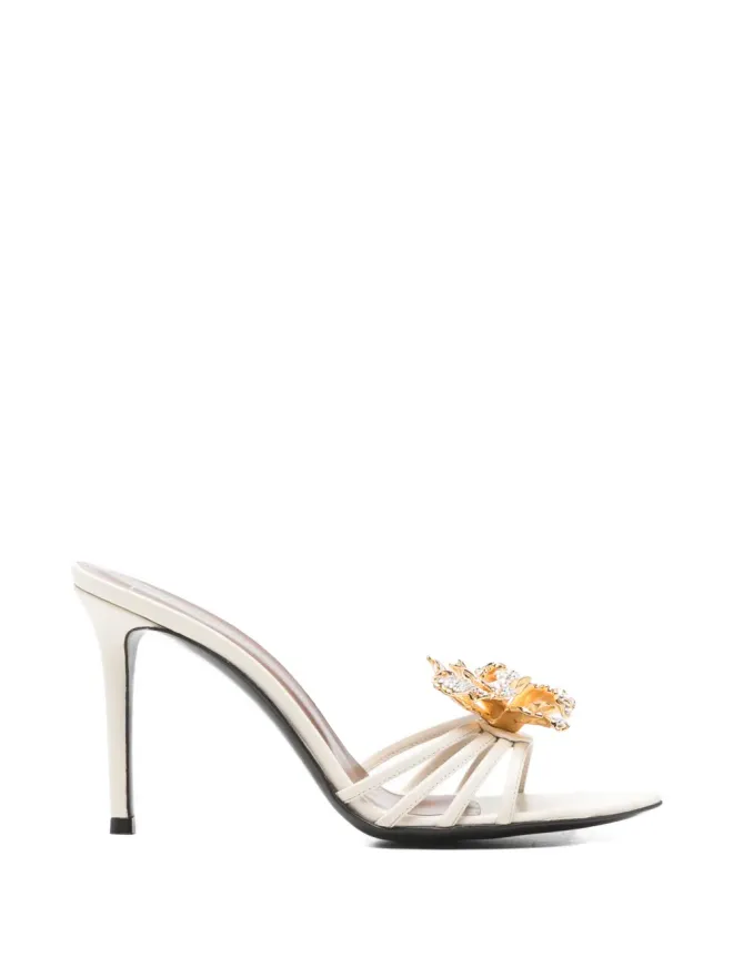 Giuseppe Zanotti Giuseppe Zanotti オーキッドカラーのストラップミュール - ニュートラル系の商品画像