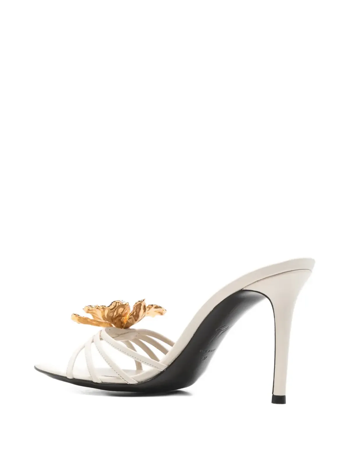 Giuseppe Zanotti オーキッドカラーのストラップミュール - ニュートラル系 - 画像3