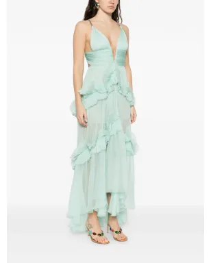 Maria Lucia Hohan ラッフル付きマキシドレス - サムネイル3