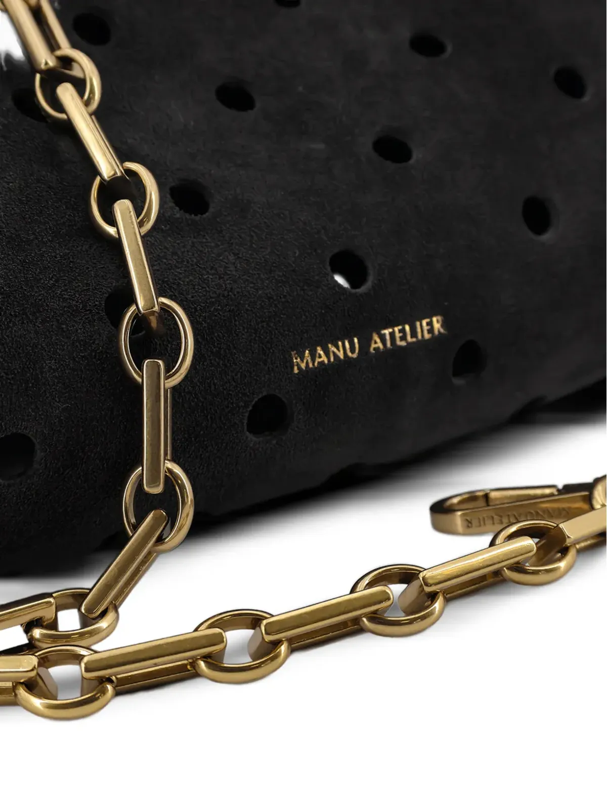 Manu Atelier ミニ シリンダー パンチング ショルダーバッグ - 画像5