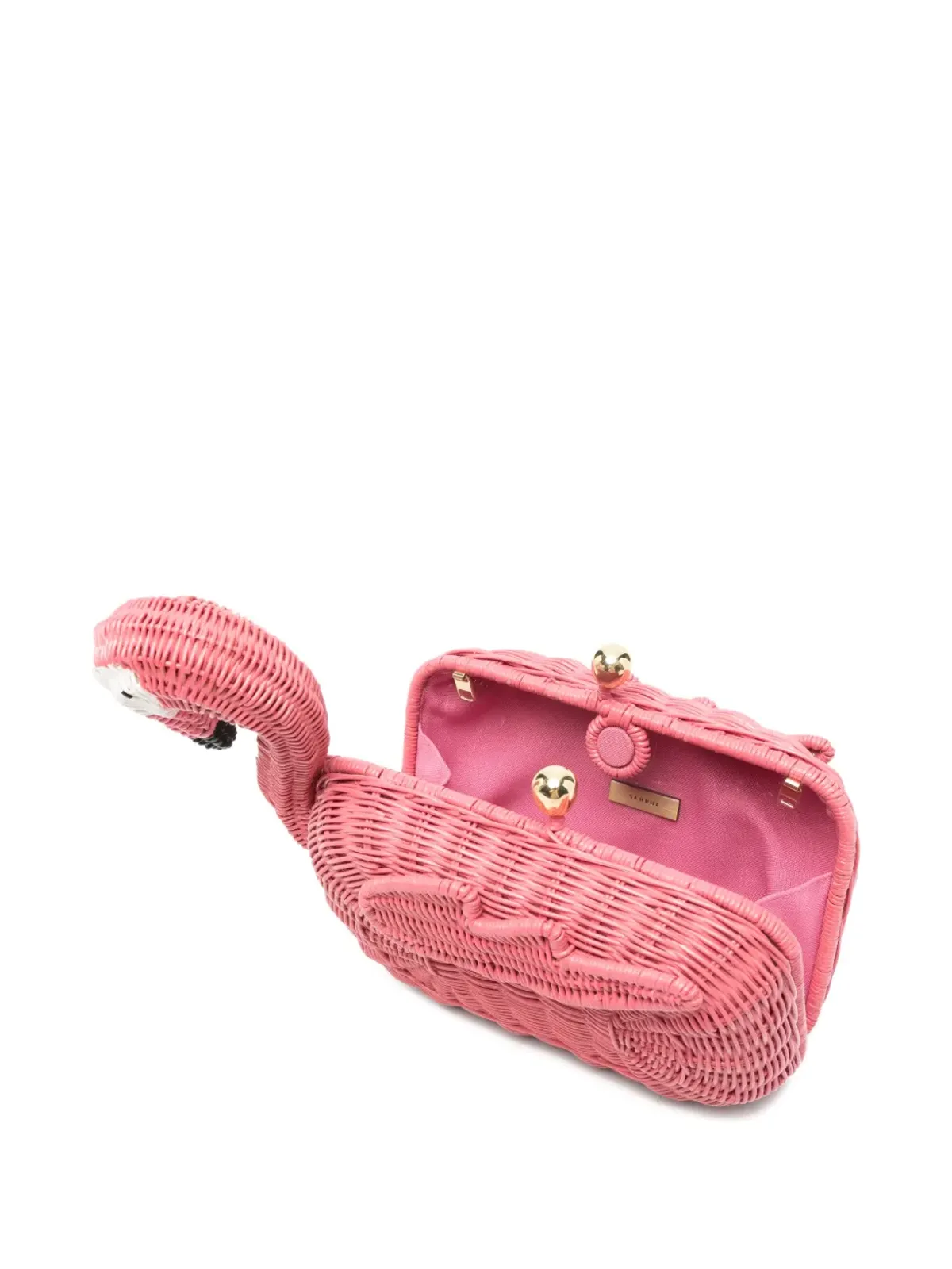 SERPUI Nick Flamingo クラッチバッグ ピンク - 画像5