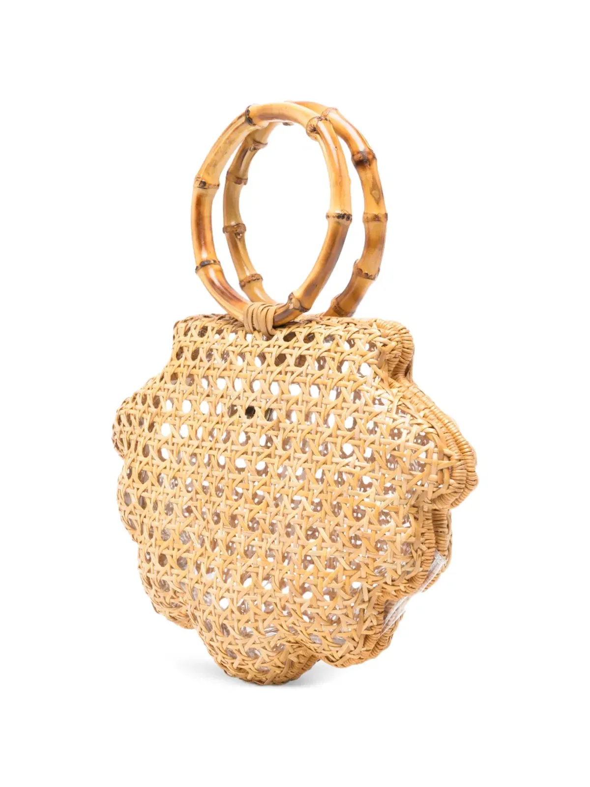 SERPUI Ethan Shell scalloped tote bag - 画像3
