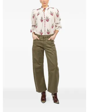Alix of Bohemia Annabel floral-print ruffle shirt - サムネイル2
