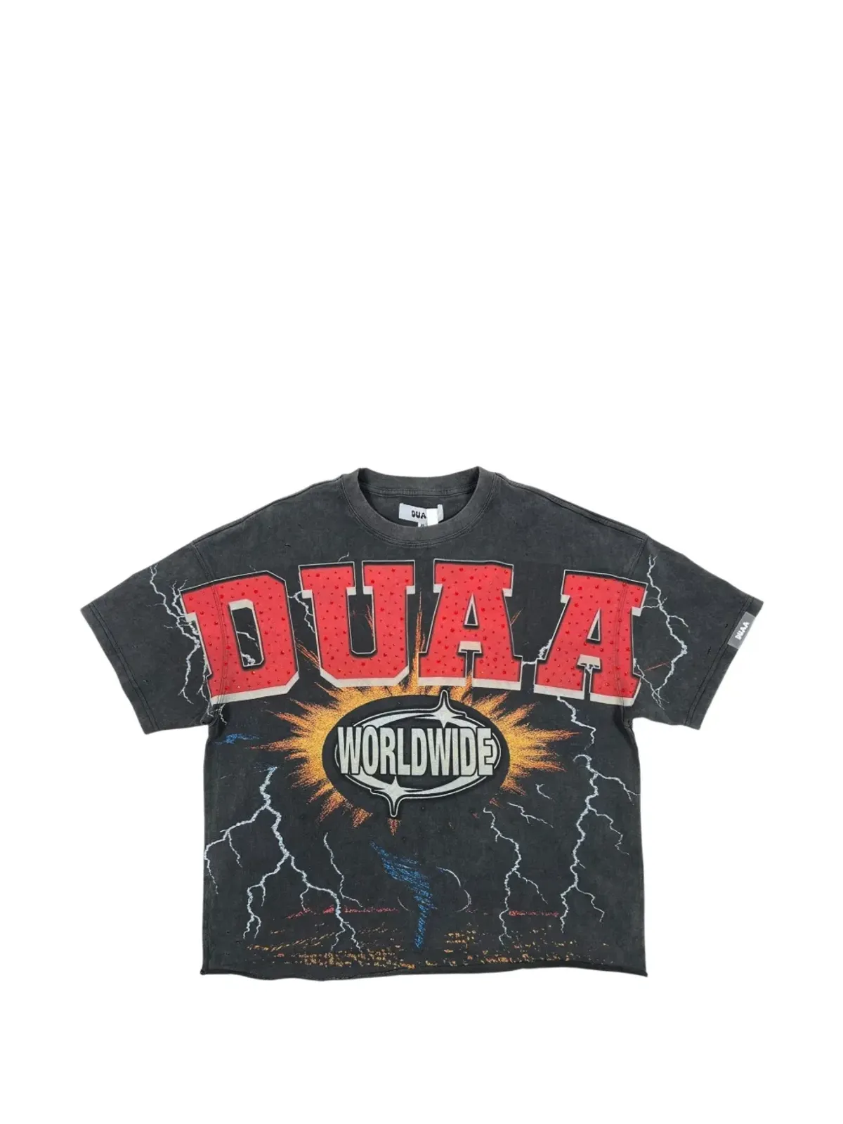 duaa ワールドワイド グラフィック Tシャツ - 画像1