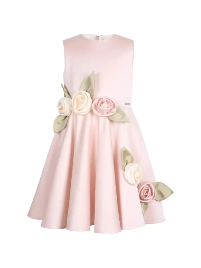 JESSIE AND JAMES KIDS JESSIE AND JAMES KIDS ミッドサマー花柄アップリケドレスの商品画像
