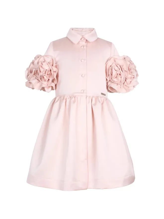 JESSIE AND JAMES KIDS JESSIE AND JAMES KIDS ダーリン花柄アップリケ襟付きワンピースの商品画像