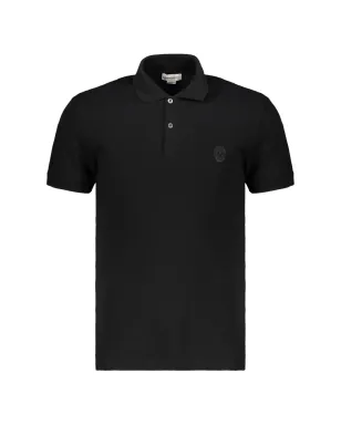 Alexander McQueen リブ編みコットンポロシャツ - サムネイル1