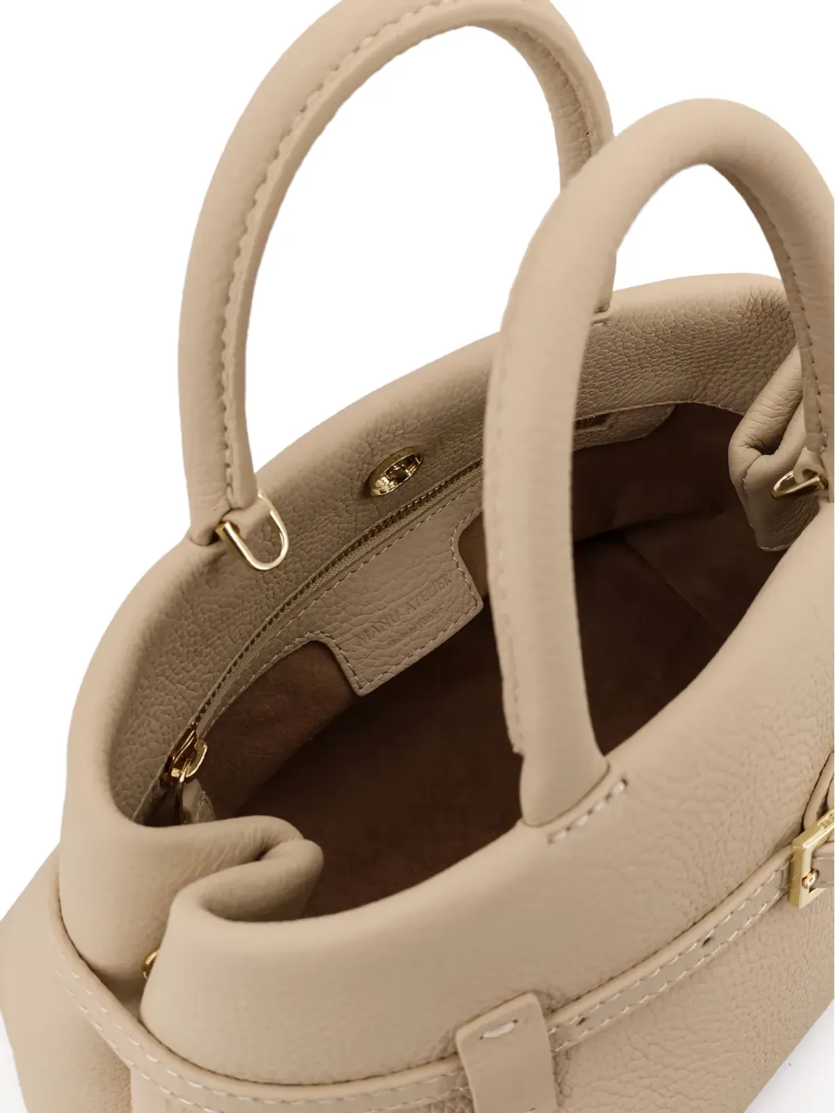 Manu Atelier 25 Le Cambon バックル付き トートバッグ - 画像4