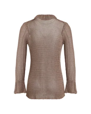 Savannah Morrow ボタンアップカーディガン - Brown - サムネイル2