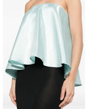 L'IDÉE Aman strapless top - Blue - サムネイル5