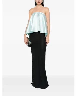 L'IDÉE Aman strapless top - Blue - サムネイル2