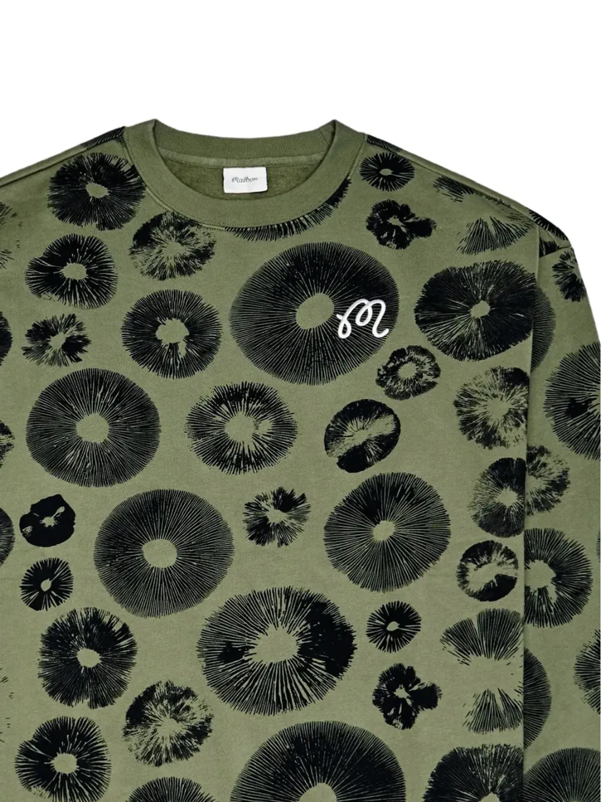 Malbon Golf Range Foraging mushroom スウェットシャツ - 画像2